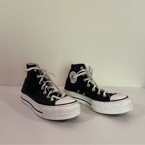 Converse Chuck Taylor All Star Lift Platform Secret - Black - Women’s 8